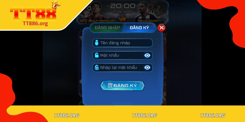 Các bước đăng ký tài khoản được thực hiện dễ dàng